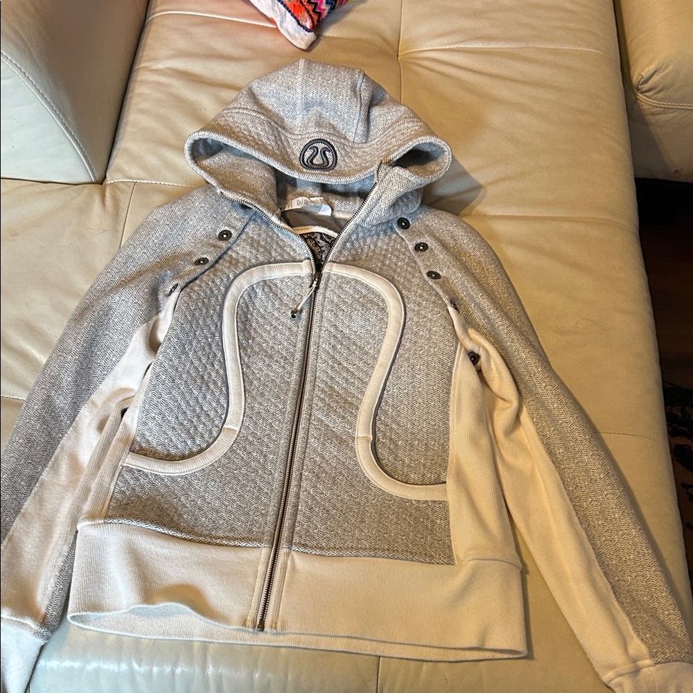 lululemon athletica Gray and Cream Jacket